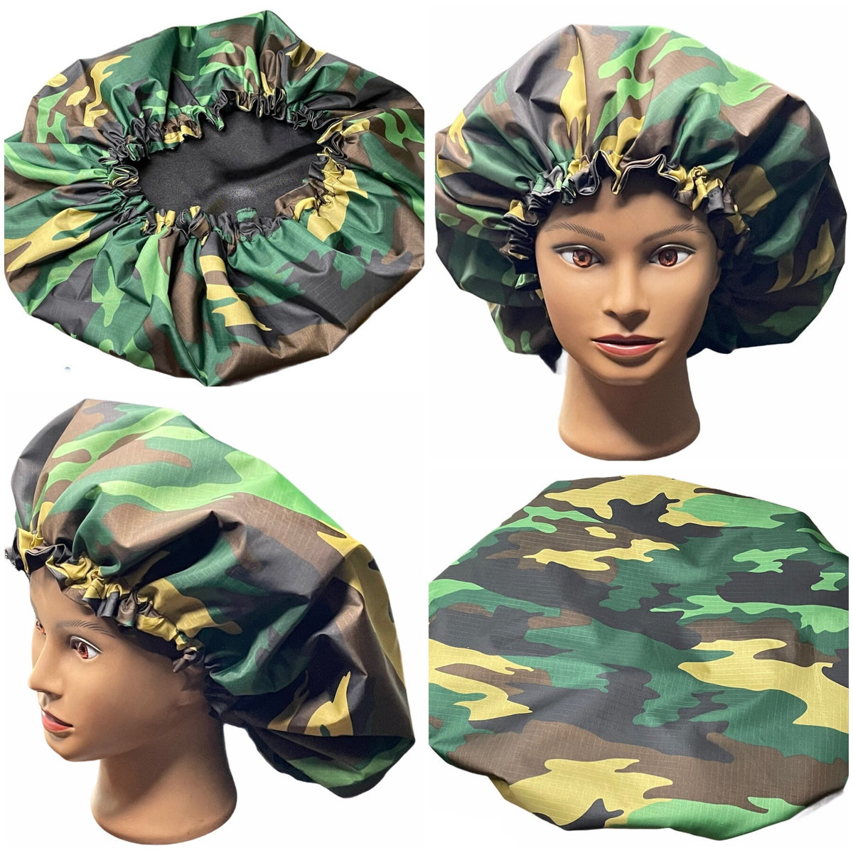 Camo shower clearance cap