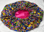 Microwavable Deep Conditioning Heat Cap  - Washable - with matching Sleeping Bonnet - Carnivale
