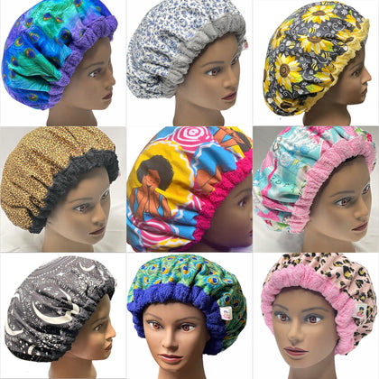Thermal Vibes Washable Deep Conditioning Heat Caps! Microwaveable Cap.
