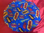 Deep Condition Heat Cap - Washable Thermal Cap - Natural Hair Heat Cap - Self Care - Low porosity hair  - Comic Words Kids & Adult Sizes