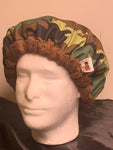 Deep Conditioning Heat Cap - Natural Hair Product - Microwaveable Heat Cap - Thermal Cap  - CAMO- smooth edge