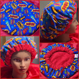 Deep Condition Heat Cap - Washable Thermal Cap - Natural Hair Heat Cap - Self Care - Low porosity hair  - Comic Words Kids & Adult Sizes