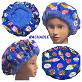 Deep Conditioning Heat Cap - Microwaveable Heat Cap -  Curly Hair Products - Thermal Cap  - Sweet Tooth