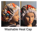 Natural Hair Product - Deep Conditioning Heat Cap - Self Care Heat Cap - Microwavable Heat Cap - Thermal Cap -Las Elegantes