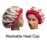 Microwavable Heat Cap - Curly Hair Product - Deep Conditioning Heat Cap - Curly Hair Repair - Thermal Cap - Wonder Woman Saves The Day