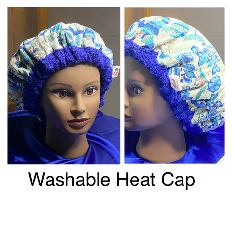 Microwavable Heat Cap - Curly Hair Product - Deep Conditioning Heat Cap - Curly Hair Repair - Hair Growth - Thermal Cap - Esqueletos Del Mar