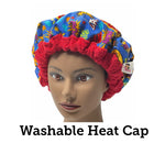 Deep Condition Heat Cap - Washable Thermal Cap - Natural Hair Heat Cap - Self Care - Low porosity hair  - Comic Words Kids & Adult Sizes