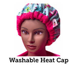 Self Care - Deep Conditioning Heat Cap - Hair Repair Treatment - Microwaveable Deep Conditioning Heat Cap - Washable Thermal Cap -  Cupcakes