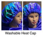Thermal Cap - Deep Conditioning Heat Cap - Natural Hair Product - Hair Treatment Cap -  Low Porosity Hair  - Hair Repair - Moonlight Plumes