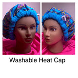 Microwavable Deep Conditioning Heat Cap - Thermal Cap - Natural Hair Product - Damaged Hair Repair Treatment - Beaded Blooms