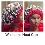 Deep Conditioning Heat Cap - Natural Hair Products - Curly Hair Products - Washable Heat Cap - Flaxseed Cap - Marvel Avengers