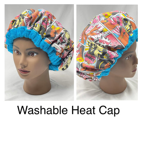 Deep Condition Heat Cap - Natural Hair Product - Washable Thermal Cap - Self Care for Natural Hair - Disco Queen