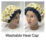 Microwavable Heat Cap - Curly Hair Product - Deep Conditioning Heat Cap - Curly Hair Repair - Thermal Cap  - Low Porosity Hair- Honey Bees