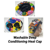 Microwavable Heat Cap - Curly Hair Product - Deep Conditioning Heat Cap - Curly Hair Repair - Thermal Cap - Electrifying Beauties