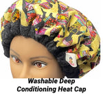 Hair repair Deep Conditioning Heat Cap - Washable Microwaveable Thermal Cap - Natural Hair Product - Unapologetically Black