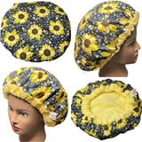 Heat Cap - Microwavable Deep Conditioning Heat Cap - Natural Hair Product - Self Care -Thermal Cap - Be the Sunflower