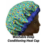 Deep Conditioning Heat Cap - Natural Hair Product - Hair Repair Thermal Cap - natural Hair Product - Curly Hair Product - Jade
