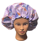 Satin Lined Sleeping Bonnet - Healthy Hair No Frizz Natural Hair Bonnet - Frozen