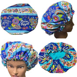 Satin Lined Sleeping Bonnet - Healthy Hair No Frizz Natural Hair Bonnet - You are enough