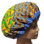 Deep Conditioning Heat Cap - Curly Hair Product - Microwaveable Thermal Cap  - Washable Heat Cap - African Inspiraton