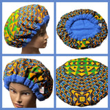 Deep Conditioning Heat Cap - Curly Hair Product - Microwaveable Thermal Cap  - Washable Heat Cap - African Inspiraton