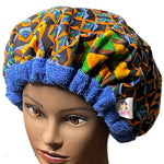 Deep Conditioning Heat Cap - Curly Hair Product - Microwaveable Thermal Cap  - Washable Heat Cap - African Inspiraton