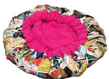 Deep Conditioning Heat Cap - Curly Hair Product - Microwaveable Thermal Cap  - Washable Heat Cap - Comic II