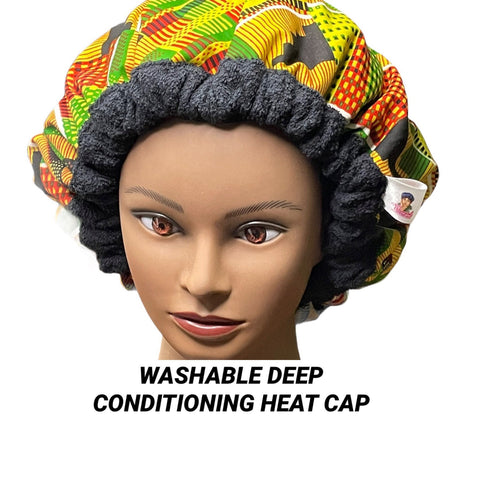Deep Conditioning Heat Cap - Thermal Cap- Natural Hair Product - Low Porosity Hair - Amara
