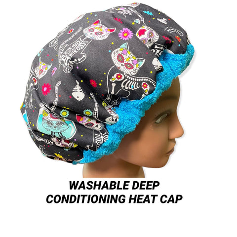Deep Condition Heat Cap - Natural Hair Repair Treatment - Washable Heat Cap - Thermal Cap - Curly Hair Product - Scalycat