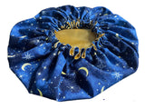 Satin Lined Sleeping Bonnet - Healthy Hair No Frizz Bonnet - Love you to the moon and back!
