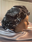 Satin Lined Sleeping Bonnet - Healthy Hair No Frizz Bonnet - Moon Glow