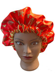 Microwavable Deep Conditioning Heat Cap  - Washable - with matching Sleeping Bonnet - Wonder Woman