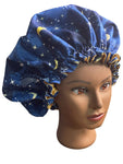 Love You to the Moon and Back! Lined Sleeping Bonnet